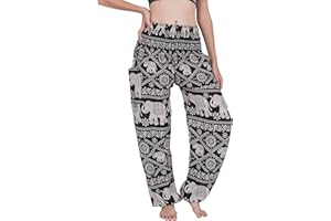 CHAINUPON Harem Trousers Women Boho Loose Yoga Pants Casual Bohemian Hippie Lounge Elephant Pyjamas Bottoms