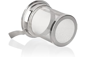 PRICE & KENSINGTON Precio y Kensington Tetera 6 Tazas Filtro, Acero Inoxidable, Plata,