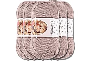 Hobby YARN Lavita Pirlanta 9794 - Ovillo de lana turca de acrílico para tejer a mano, hilo de bebé, monocolor