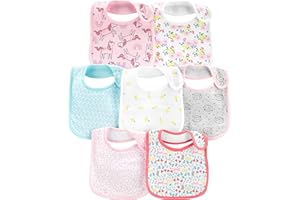 Simple Joys by Carter's Unisex Kids 7-pack Teething Bibs Winter Accessory Set (pack of 7)