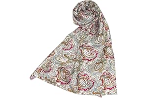 DOCTOR WHO Echarpe du Septième Docteur (Sylvester McCoy) – Echarpe du Septième Docteur 100% Soie, produit officiel BBC par LOVARZI (Vendue dans sa boîte officielle)