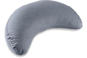 Lotuscrafts Zafu Coussin de méditation, Hauteur d'assise 15 cm, Modèle Zen Kapok Rond, Coussin de Yoga, Yoga Bolster, Housse en Coton Lavable, Remplissage kapok, Certifié GOTS