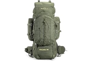 Tripole Rucksack Der Colonel-Serie Mit Innenrahmen - Mit Abnehmbarem Tagesrucksack Und Regenhülle