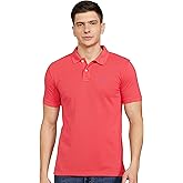Allen Solly Men’s Polo T‑Shirt | Comfortable Rich Cotton Blend, Band Collar, Regular Fit | Stylish & Premium All Day Wear