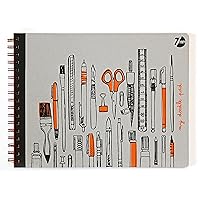 7mm My Doodle Pad Plain Sketch Book (100 pages, 21 x 29 cms)