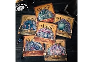 ‎TA MERRY Scrapbooking Stickers Zubehör Set 120Pcs,Vintage Magische Serie Sticker Bullet Journaling Zubehör Scrapbook Aufkleber für Planner Album, Notebook, fotoalbum,Journaling, Calendar, DIY Design