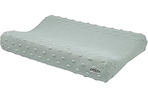 Meyco Funda para cambiador - Baby changing mat cover - 50x70cm - Knots - Stone Green