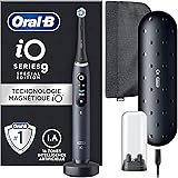 Oral-B iO Series 9 Special Edition, elektrische Zahnbürste, Bluetooth verbunden, 7 Bürsten-Modi, 1 Reiseetui, 1 Tasche, Schwa