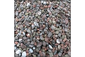 KIESKÖNIG 10 kg Lava Splitt Pflanzgranulat Schneckenschutz Lavastein Lavasteine Aquarium Dachbegrünung Lavagranulat Körnung 32/56 mm