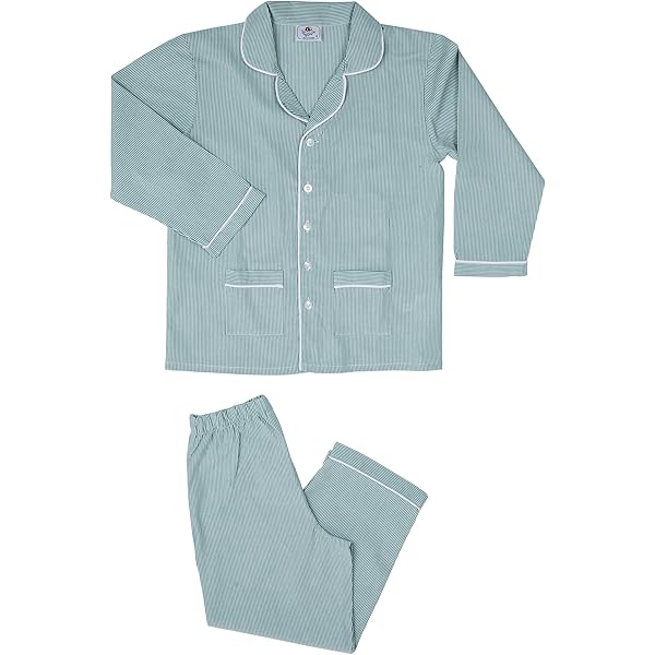 Pigiama Bambino Charly In Puro Cotone - Completo Righe Con Bustina Portapigiama - Foto 6