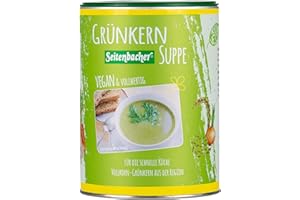 ‎SEITENBACHER Seitenbacher Buchener Grünkern Suppe I weizenfrei I lactosefrei I vegan I schnell & sättigend I (1 x 500 g)