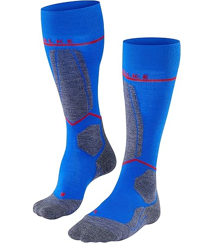 Skisokken Falke Men SK Compression Wool Black-Lightning