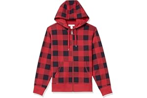 Amazon Essentials Felpa con Cappuccio e Cerniera Integrale in Pile (Disponibile nelle Taglie Big & Tall) Uomo