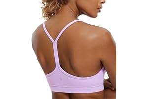 CRZ YOGA Mujer Butterluxe Sujetador Deportivo Y Racerback Spaghetti Straps Bajo Impacto Yoga Gimnasio Bra Tops