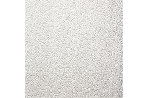 Super fresco Paintable Snow Textured White Durable Heavy Duty Wallpaper – Paste The Paper – Covers Cracks & Imperfections – Paint Any Colour