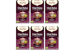 Yogi Tea, Chai Dulce - Infusión Ayurvédica - Mezcla de Anís, Hinojo y Regaliz - Sin Cafeína - Pack de 6x17 bolsitas (102 bolsitas en total)