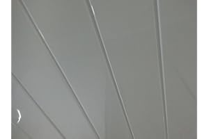 BCS PANELS 10 Twin White PVC Bathroom Cladding Shower Wall & Ceiling Panels