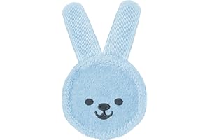 MAM Oral Care Rabbit für Baby’s erste Mundhygiene, sanfte Zahnpflege mit weichem Mikrofaser-Material, Babys an die tägliche Mundreinigung gewöhnen, ab 0+ Monate, blau
