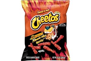 Cheetos Crunchy Xtra Hot Cheese Flavored Snacks 240,9 g Pack of 1