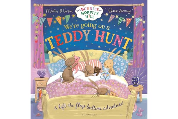 We're Going on a Teddy Hunt - A Bedtime Lift-The-flap Adventure cover