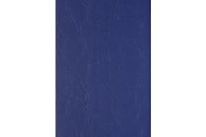 MK MARC KINDERMANN 100 PREMIUM Einbanddeckel Lederstruktur A4, 240g/m², 297 x 210 mm, Rückenkarton (Dunkelblau)