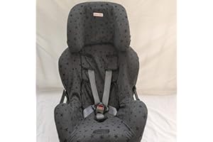 MOON-BEBE Funda para Silla de coche Klippan Kiss 2 Y KLIPPAN PLUS (NEGRO)