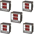 YOKINS, Y7-AVA Digital Volt (90-500V AC) And Ampere (1.0-50A AC) Meter Self Powered 72X72MM Specially Designed For Electrical Panel/Submersible Panel, Volt-Amp (AC Volt Amp Meter) (5)