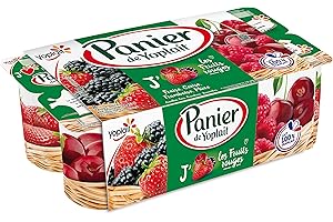 Yoplait Yaourt Panier De Yoplait Fruits Rouges 8x130g