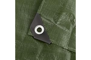 GardenMate 2x3m 140g/m² Bâche de Protection à œillets Home&Garden Vert