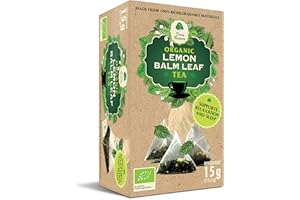 DARY NATURY Organic Herbal Tea Lemon Balm Leaf (3) pack of 3 / Relax/Melissa officinialis/organic farming product