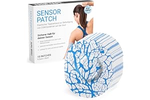 ‎TRUETAPE TRUETAPE® Sensorpatch - Pflaster für Freestyle Libre 1, 2 & 3 | hautfreundlich, wasserfest, starke Klebekraft & jederzeit wechselbar | 15 Stück (Blue Jungle)