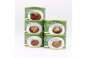 Diem Stekpaket (nötköttstek, gulashblandad, syrstek, fläskstek, grisar spisa) 5 x 400 g konserverad – (17,55 €/kg)