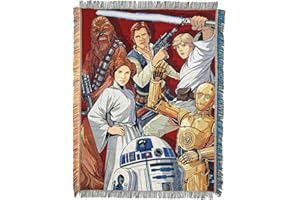 NORTHWEST Star Wars tkany gobelin narzuta, 122 x 152 cm, siły rebeliantów