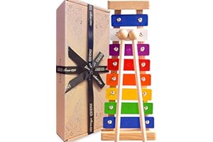 Xylophone - Un grand jouet musical pour les enfants et les enfants - C'est le meilleur Glockenspiel dans la gamme - Parfait pour les musiciens en herbe; qualité la plus fine depuis 1795
