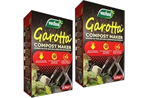 Topline Garotta Garden Compost Maker Bundle - Pack of 2 x 3.5kg Organic Compost Accelerator for Plants Card. Multipurpose Compost for Vegetables Growing, Outdoor Plants.