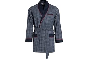 R REVISE Revise RE-509 Krótki bawełniany szlafrok męski – 100% bawełna