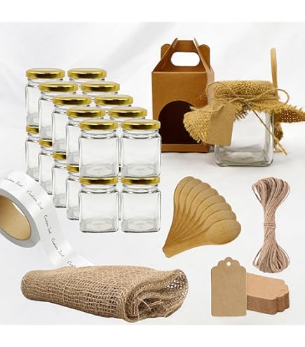 4 VASETTI BARATTOLI IN VETRO LAVORATO 250 ML PER MARMELLATE CONSERVE Coperchio 8022044386232