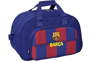 Safta F.C. BARCELONA 1. WYPOSAŻENIE 25/26 - Torba sportowa, plecak, idealna dla dzieci w różnym wieku, wygodna i wszechstronna, jakość i wytrzymałość, 40x23x24 cm, niebieski/bordowy, M, Casual