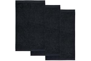 Möve Superwuschel 30 x 50 cm komplet ręczników dla gości w 100% z bawełny, kolor czarny