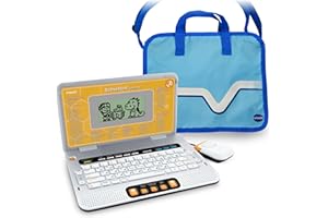 VTECH Schulstart laptop wraz z torbą do przenoszenia, niebieska