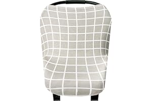 Copper Pearl Baby Car Seat Cover Canopy and Nursing Cover Multi-Use Stretchy 5 in 1 Gift "Midway"