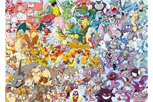 Ravensburger 12000460 - Challenge Puzzle - Pokémon - puzzle 1000 elementów – puzzle dla dorosłych i dzieci w wieku od 14 lat, Pokémon Puzzle, Pokémon Geschenke
