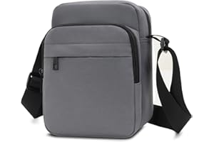 AIRCBC Sac Bandoulière Sacoche Homme Sacoche Sac Porté Epaule Imperméable Canvas Sacoche pour Usage Quotidien Le Travail Loisirs Vacances