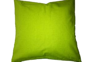 LI.G. LI.GI. ZA425 Cuscini Decorativi per Divano Salotto ARREDO CASA Colorati Vari Colori CM 40X40 (Verde Acido) Prodotto Italiano Misto Cotone