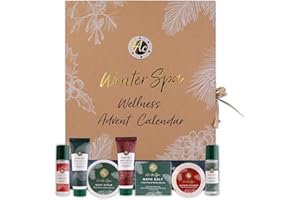 ‎ACCENTRA Accentra – Adventskalender Beauty 2025 mit 24 Wellness & Körperpflege Produkten – SPA Pflege Adventskalender Frauen mit Bodylotion, Badesalz, Seife, Duschbombe Kerzenhalter uvm. – Weihnachtskalender