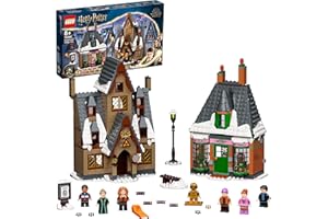 LEGO Harry Potter Besuch in Hogsmeade, Set zum 20. Jubiläum mit Ron als goldene Minifigur, inkl. 4 zufällige Zauberer-Karten zum Sammeln, Spielzeug für Jungen und Mädchen ab 8 Jahre 76388