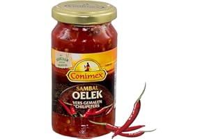 Conimex Sambal Oelek, Lot de 6, Indonésien würzs auce de Piment en moulu 200 g