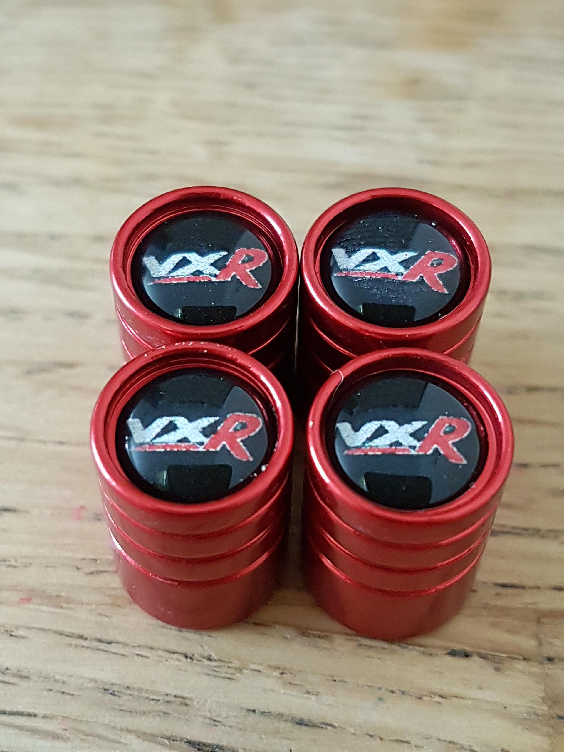 Speed Demons VAUXHALL VXR TOP DELUXE RED CAR VALVE TYRE DUST CAP EXCLUSIVE TO US CORSA VXR INSIGNIA VXR GTC VXR VXR8 ASTRA (2)