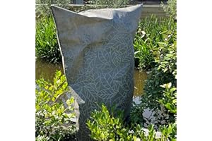 UB-STORE Lot de 2 Housse Hivernage 150x230 CM | Marron Sac de Protection pour Plantes Exterieur Contre Le Froid et Le Gel | Avec Cordon de Serrage et Zipper Voile d'hivernage | Pour Arbres, Plantes et Arbustes