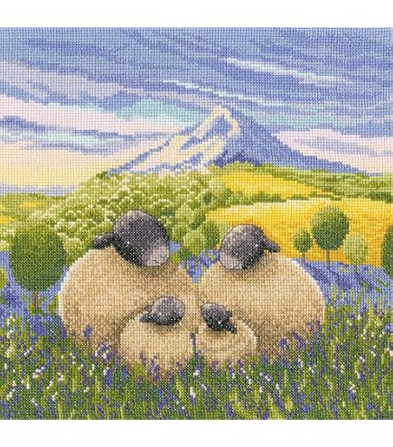 Kreuzstich-Set 'It's The Little Things In Life' – Von Bothy Threads, 26 X 26 Cm